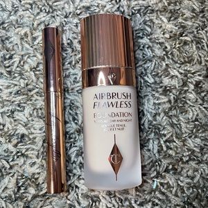 New Charlotte Tillbury Airbrush Foundation / Brow Gel Set